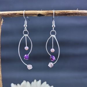 Handmade wire earrings